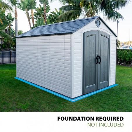 Lifetime 8x12.5 Plastic Shed Kit w/ Floor (60395)