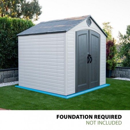 Lifetime 8x7.5 Outdoor Shed Kit w/ Floor (60396)