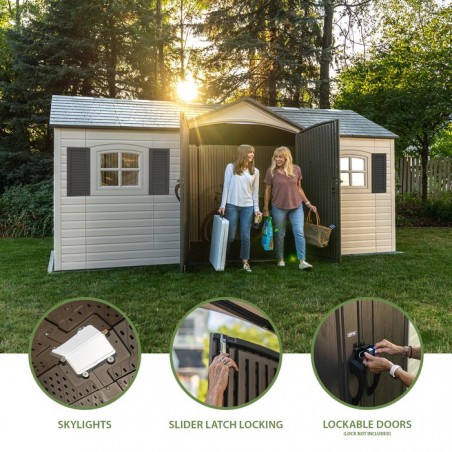 Lifetime Legacy 15x8 Outdoor Storage Shed Kit (60465)