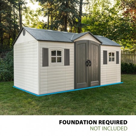 Lifetime Legacy 15x8 Outdoor Storage Shed Kit (60465)