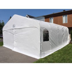 Gazebo Penguin 18x20 Deluxe Double Car Shelter (White) - CO18X20FF-200