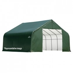 ShelterLogic 8x16x8 Peak Style Shelter - Green (71824)