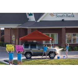 ShelterLogic Straight Leg 12x12 Pop-up Canopy - Red (22539)