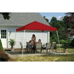 Shelter Logic 12x12 Slant Leg Pop-up Canopy - Red (22545)