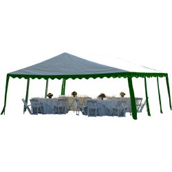 ShelterLogic 20x20 Party Tent Kit - Green & White (25919)