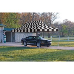 ShelterLogic 10x20 Straight Leg Pop-up Canopy - Checkered (22533)