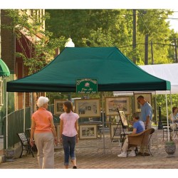 ShelterLogic 10x15 Straight Leg Pop-up Canopy - Green (22552)