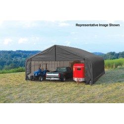 ShelterLogic 28x24x20 Peak Style Shelter Kit - Grey (86066)