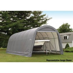 ShelterLogic 15x24x12 Round Style Shelter Kit - Grey (95360)