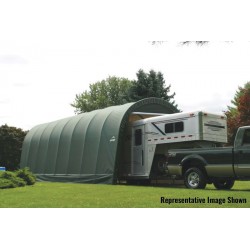 Shelter Logic 15x20x12 Round Style Shelter Kit - Green (95341)