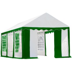 ShelterLogic 10x20 Party Tent Kit w/ Windows - Green/White (25899)