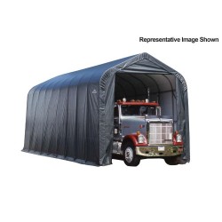 Shelter Logic 15x28x12 Peak Style Shelter Kit - Grey (75232)