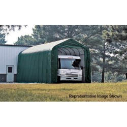 ShelterLogic 15x20x12 Peak Style Shelter Kit - Green (95351)