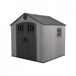 Lifetime 8 x7.5 Plastic Storage Shed Kit with Floor (60299A)