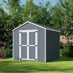 Little Cottage Co. 8x8 Value Gable Wood Shed Kit (8x8-VGS-WPC)