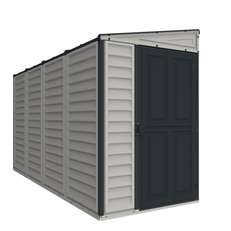 Duramax 4ft x 10ft Sidemate Plus Vinyl Resin Outdoor Storage Shed with Foundation Kit  (36725)