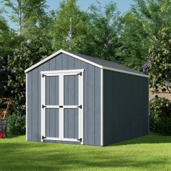 Little Cottage Co. 8x12 Value Gable Wood Shed Kit (8x12-VGS-WPC)