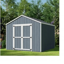 Little Cottage Co. 10x10 Value Gable Wood Shed Kit (10x10 VGS-WPC)