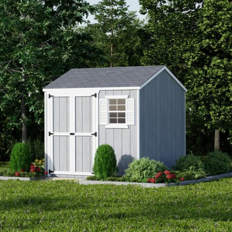 Little Cottage Co. 8x8 Value Workshop Wood Shed Kit (8x8-VWS-wPC)