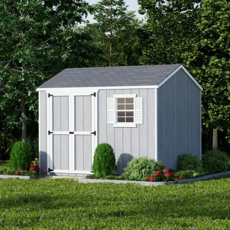 Little Cottage Co. 8x10 Value Workshop Wood Shed Kit (8x10-VWS-PC)