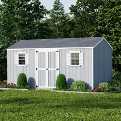 Little Cottage Co. 8x16 Value Workshop Wood Shed Kit (8x16-VWS-WPC)