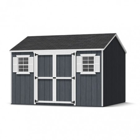 Little Cottage Co. Value Workshop 10x12 Wood Storage Shed Kit (10x12-VWS-PC)