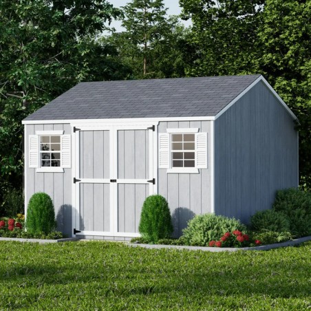 Little Cottage Co. 12x12 Value Workshop Wood Shed Kit (12x12-VWS-PC)