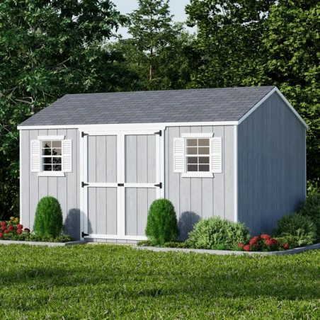 Little Cottage Co. 12x14 Value Workshop Wood Shed Kit (12x14-VWS-PC)