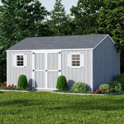 Little Cottage Co. 12x16 Value Workshop Wood Shed Kit (12x16-VWS-PC)