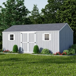 Little Cottage Co. 12x20 Value Workshop Wood Shed Kit (12x20-VWS-PC)