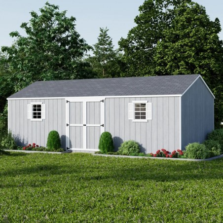 Little Cottage Co. 12x24 Value Workshop Wood Shed Kit (12x24-VWS-PC)