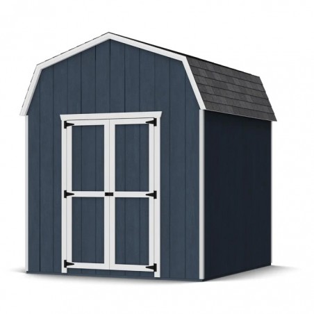 Little Cottage Co. 8x8 Value Gambrel Barn Wood Shed Kit w/ 6' Sidewall (8x8-VGB-6-PC)