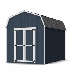 Little Cottage Co. 8x12 Value Gambrel Barn Wood Shed Kit w/ 6' Sidewall (8x12-VGB-6-PC)