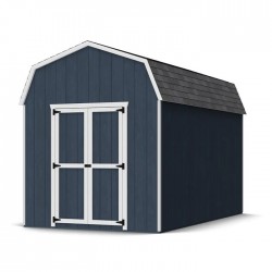 Little Cottage Co. 8x14 Value Gambrel Barn Wood Shed Kit w/ 6' Sidewall (8x14-VGB-6-PC)