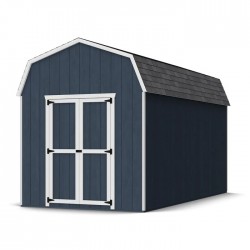 Little Cottage Co. 8x16 Value Gambrel Barn Wood Shed Kit w/ 6' Sidewall (8x16-VGB-6-PC)