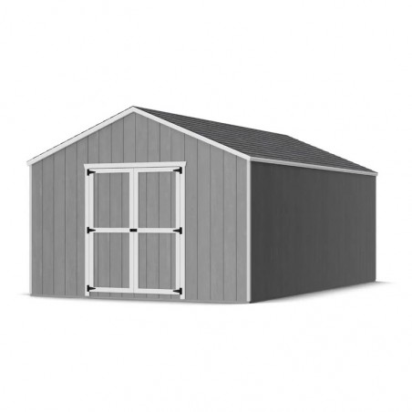 Little Cottage Co. 12x20 Value Gable Wood Shed Kit (12x20-VGS-PC)