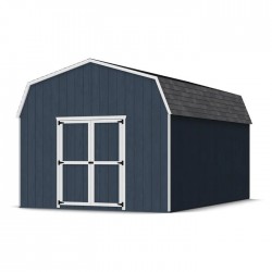 Little Cottage Co. 12x18 Value Gambrel Barn Wood Shed Kit w/ 6' Sidewall (12x18-VGB-6-PC)