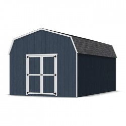 Little Cottage Co. 12x20 Value Gambrel Barn Wood Shed Kit w/ 6' Sidewall (12x20-VGB-6-PC)