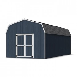 Little Cottage Co. 12x24 Value Gambrel Barn Wood Shed Kit w/ 6' Sidewall (12x24-VGB-6-PC)