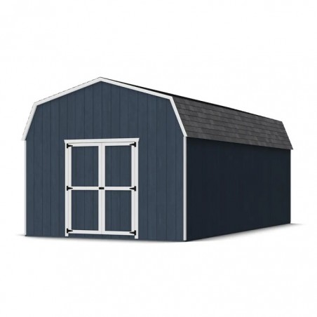 Little Cottage Co. 12x24 Value Gambrel Barn Wood Shed Kit w/ 6' Sidewall (12x24-VGB-6-PC)