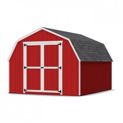 Little Cottage Co. 10x12 Value Gambrel Barn Wood Shed Kit w/ 4' Sidewall (10x12-VGB-4-PC)