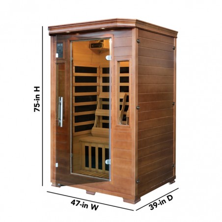 Blue Wave Majestic 2 Person Sauna Premium Unit (SA3209)