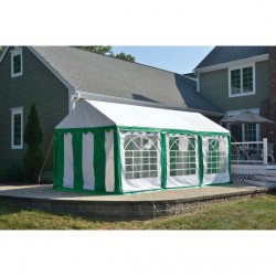 ShelterLogic 10x20 Party Tent  - Green/White (25889)