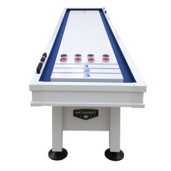 Hathaway Crestline 12-ft Outdoor Shuffleboard Table - White (BG50370)