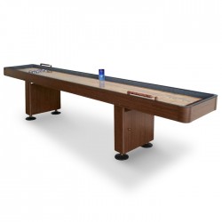 Hathaway Challenger 12-ft Shuffleboard Table - Walnut Finish (BG1212)