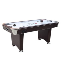 Hathaway Midtown II 6-ft Air Hockey Table with LED Scoring - Dark Cherry Finish(BG50388)