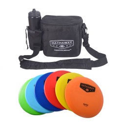 Hathaway Disc Golf Starter Set with 6 Discs and Case - 150 – 170-gram, 8.25-in (BG5038)