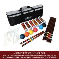 Hathaway Sports Six Player Croquet Set Kit (BG3126)