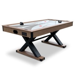 Hathaway Excalibur 72-in Air Hockey Table with LED Scoring and Table Tennis Top (BG50337)