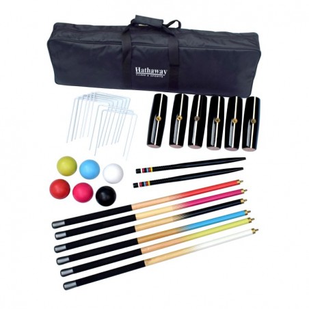 Hathaway Deluxe Croquet 6-Player Set (BG3140)